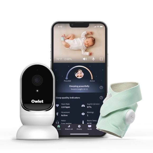 owlet Other - Owlet Monitor Dream Duo Smart Sock & Camera Monitor System, Open Box New